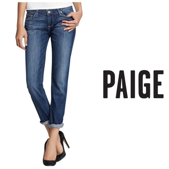{25} PAIGE Jimmy Jimmy Skinny Maxwell Blue Jeans - Picture 1 of 6